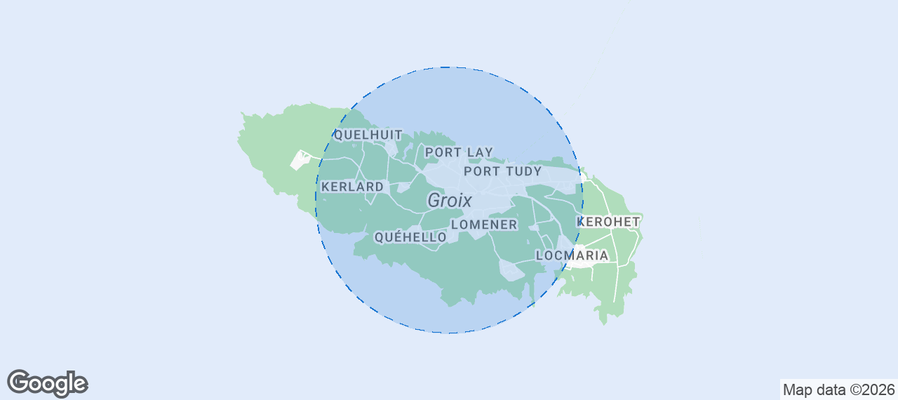 Île de Groix Airbnb map